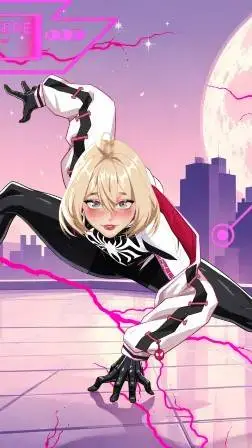 ai character: Spiderman  background