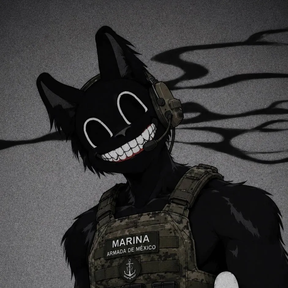 chat with ai character: COMANDO CAT