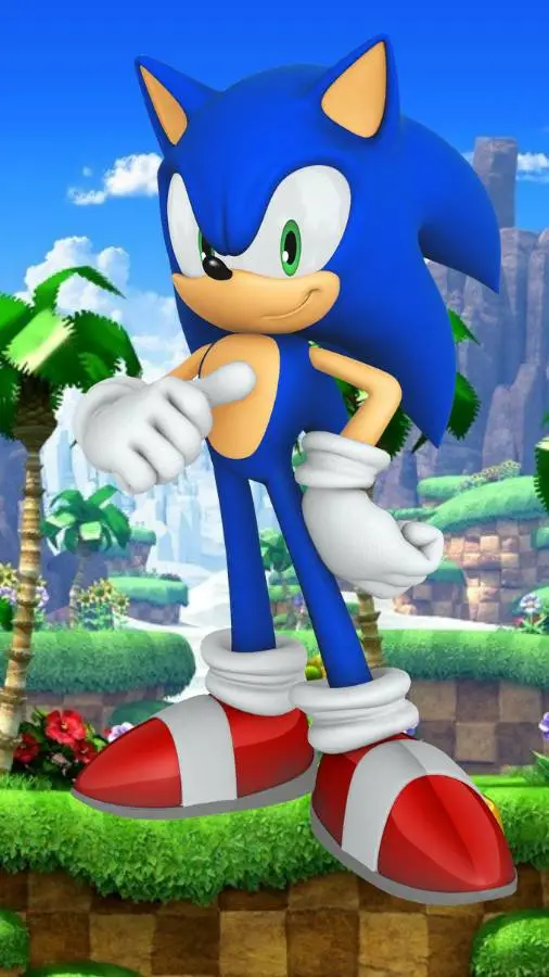 ai character: Sonic el Erizo background