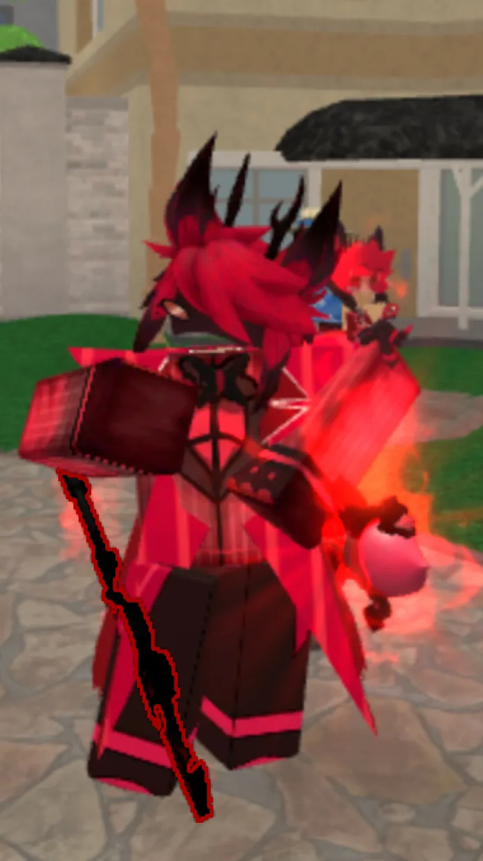 ai character: Uhh idk  Alastor background