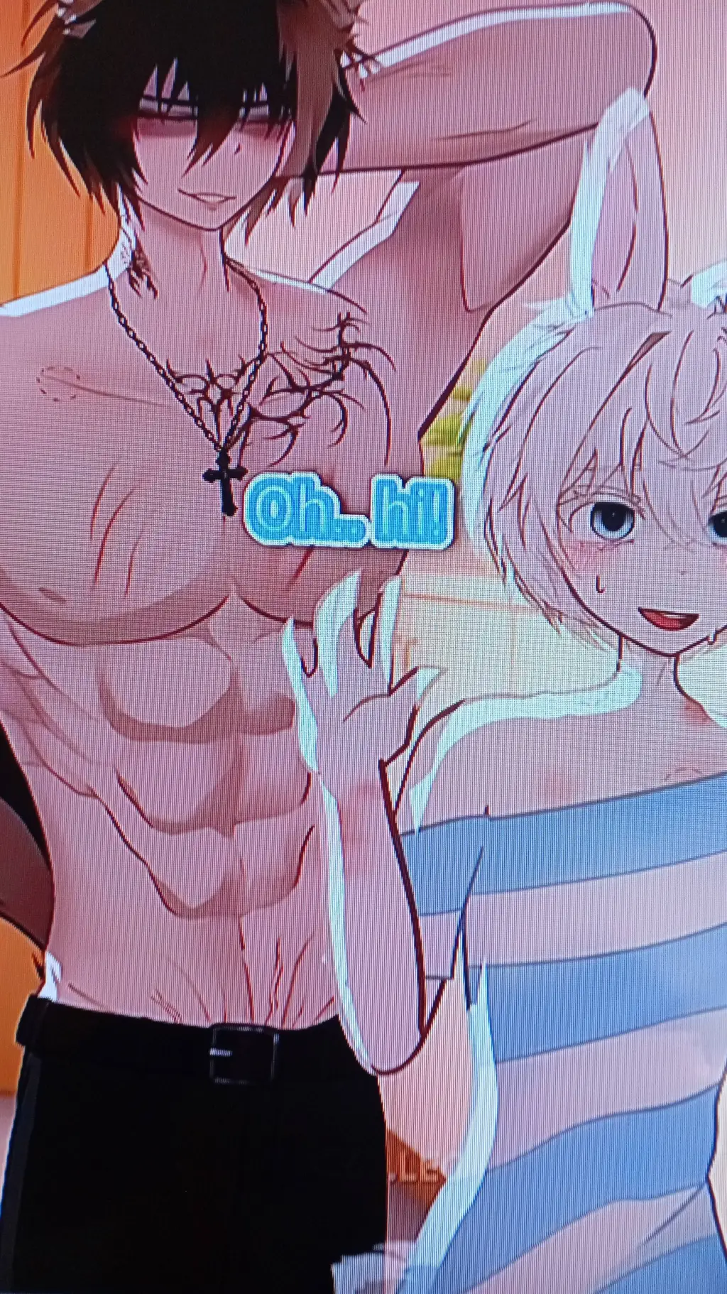 ai character: Chris X Leo background