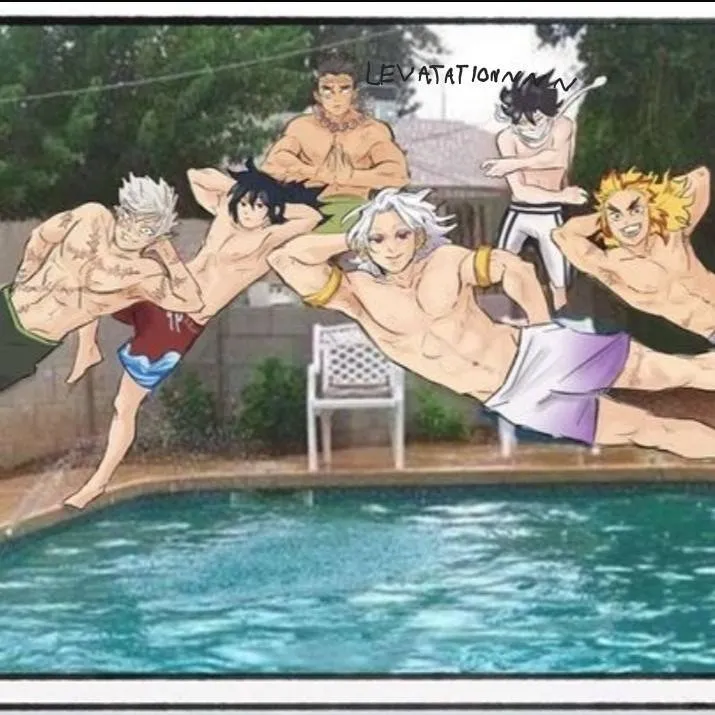 chat with ai character: KNY POOL PARTYYYYY