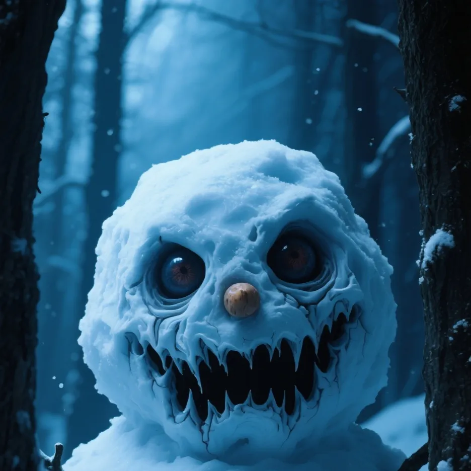 chat with ai character: creepy snowman 