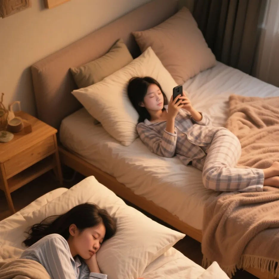 chat with ai character: sleepover 