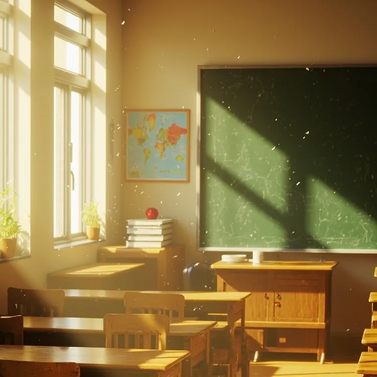 chat with ai character: classroom