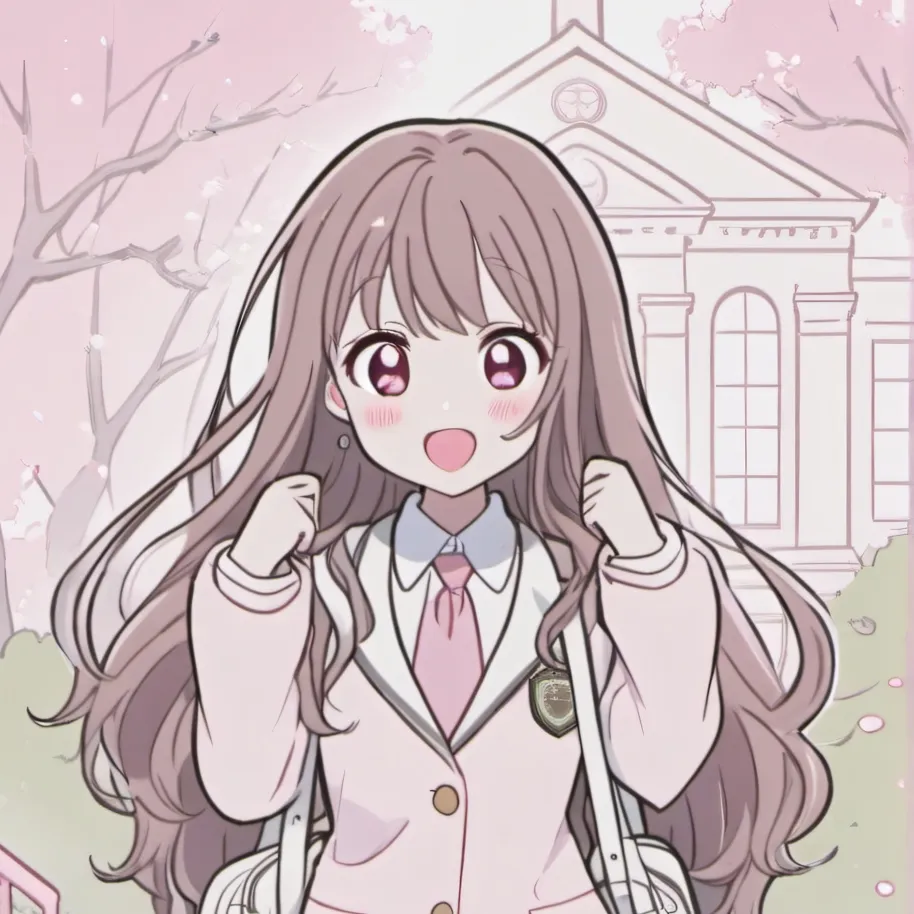 chat with ai character: Pink School