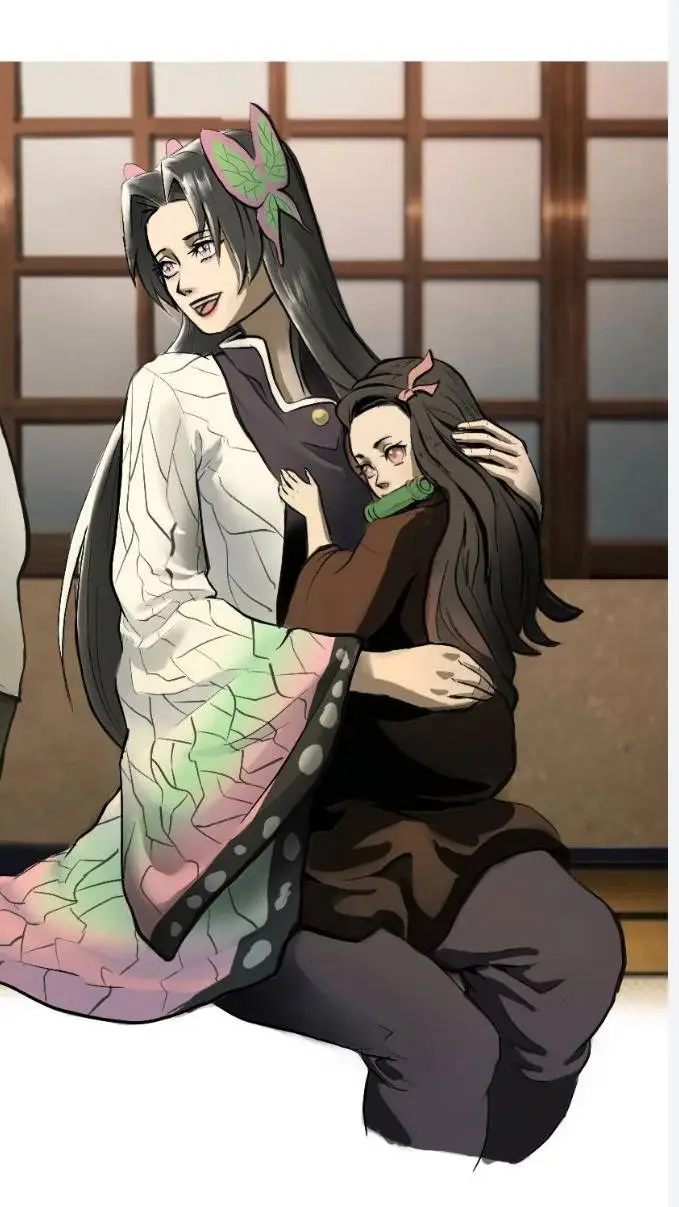 ai character: u and tanjiro background