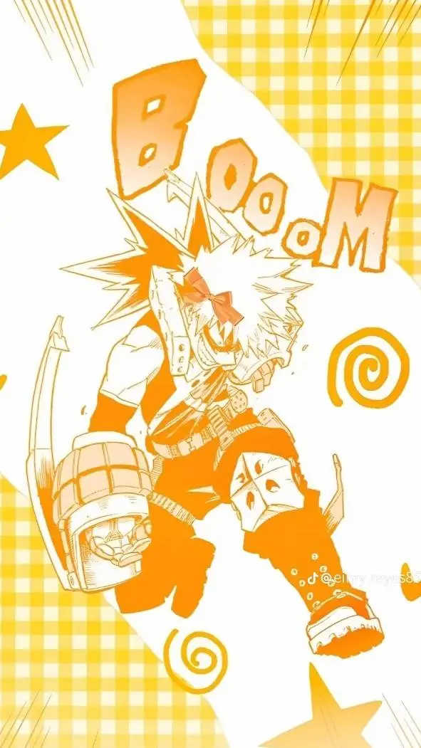 ai character: Bakugo.💥 background