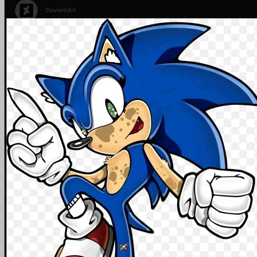 chat with ai character: sonic redesign 