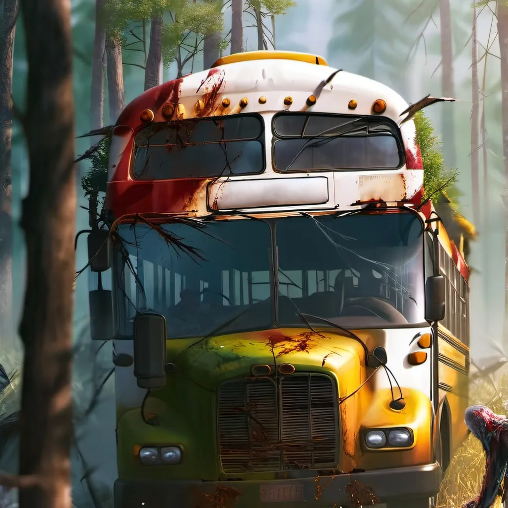 chat with ai character: zombie bus crash
