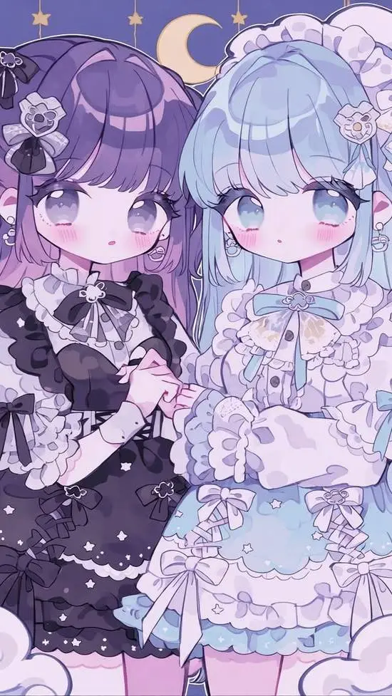 ai character: Kuromi an Cinnamor background