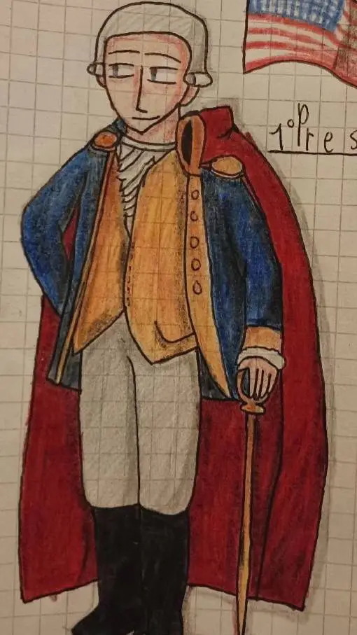 ai character: George washington background