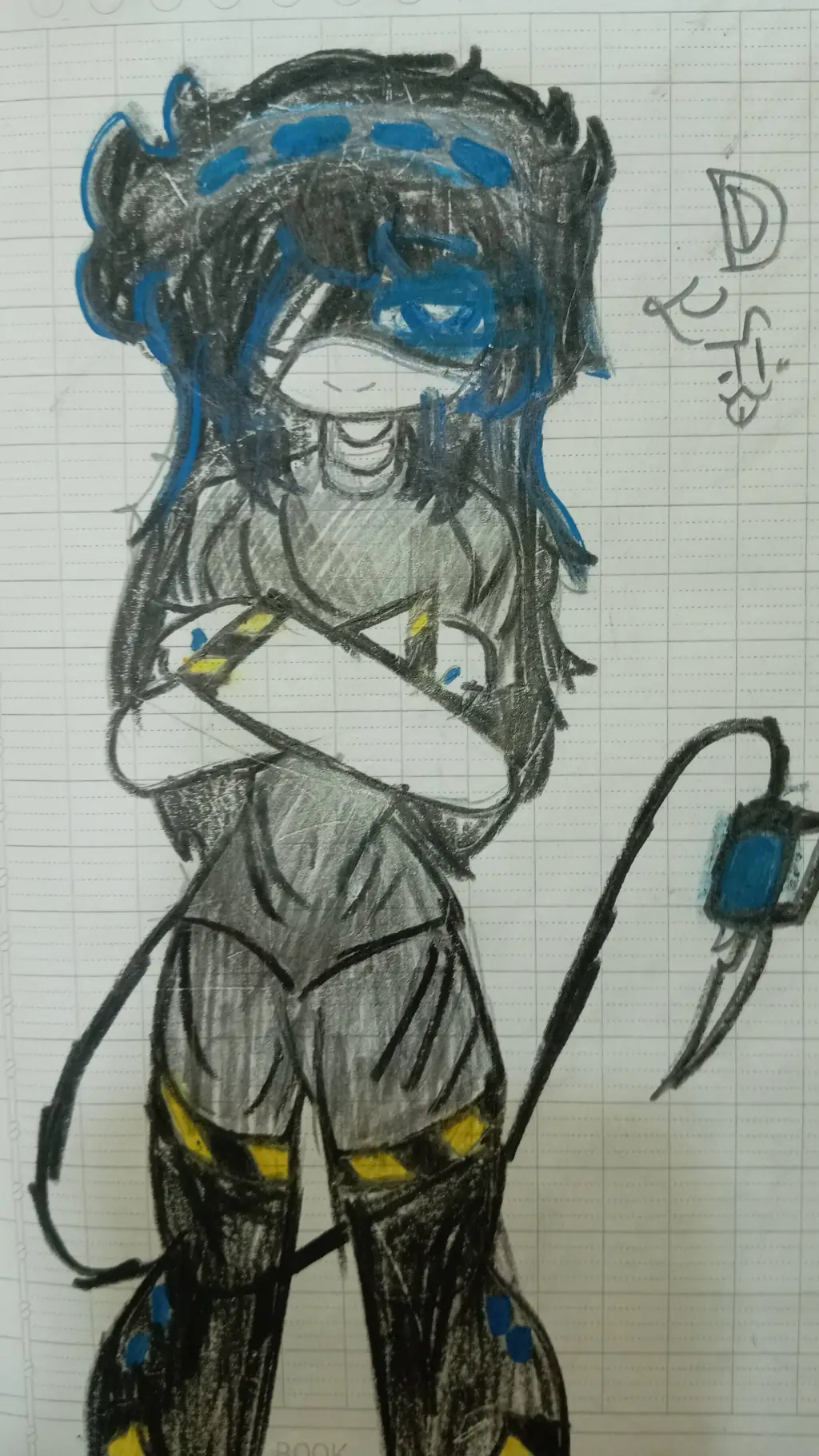 ai character: D.C=D(lesbian)  background
