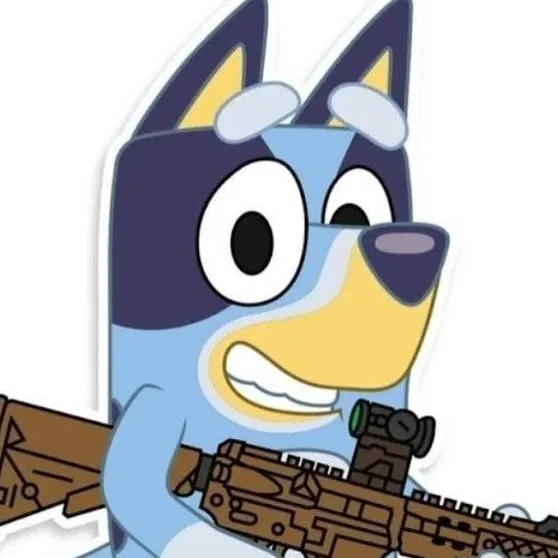 chat with ai character: Soldier Bluey!
