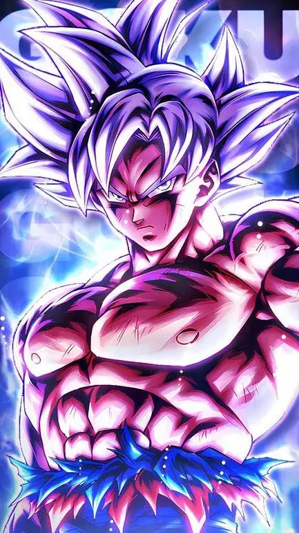 ai character: goku ultra mui kol background