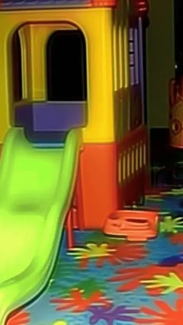 ai character: Indoor Playground background