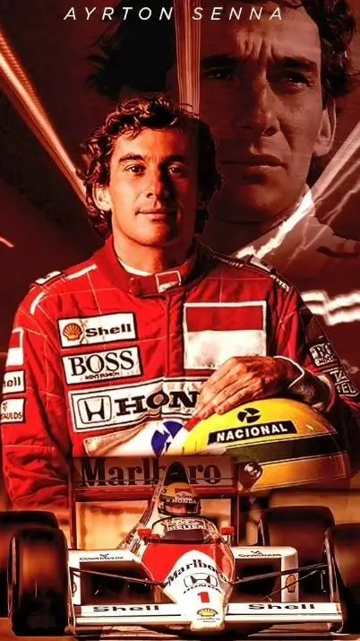 ai character: ayrton Senna  background