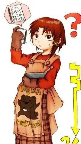 ai character: lain background
