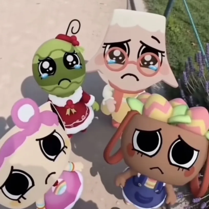 chat with ai character: dandy's world sad