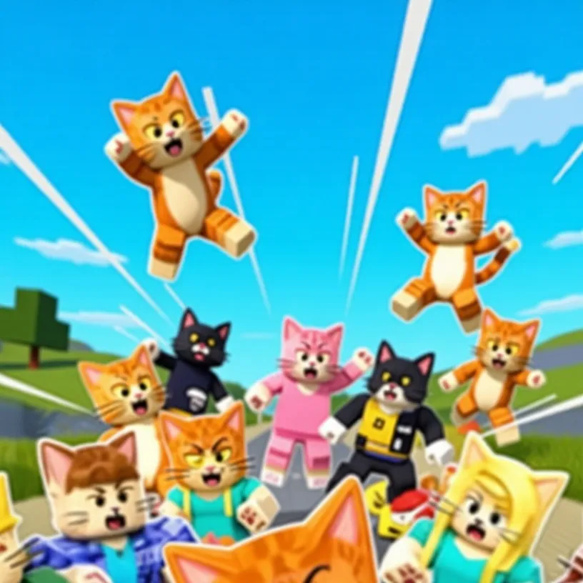 chat with ai character: Cat chaos tag.