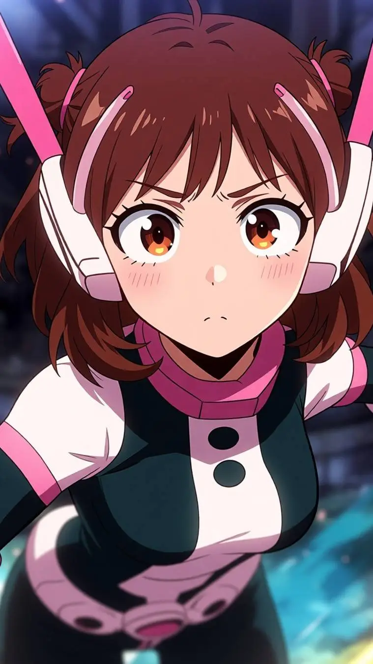 ai character: ochaco  background