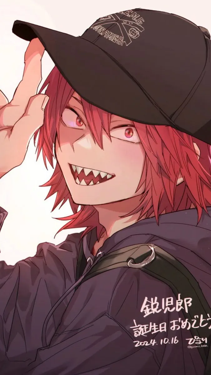 ai character: Kirishima  background