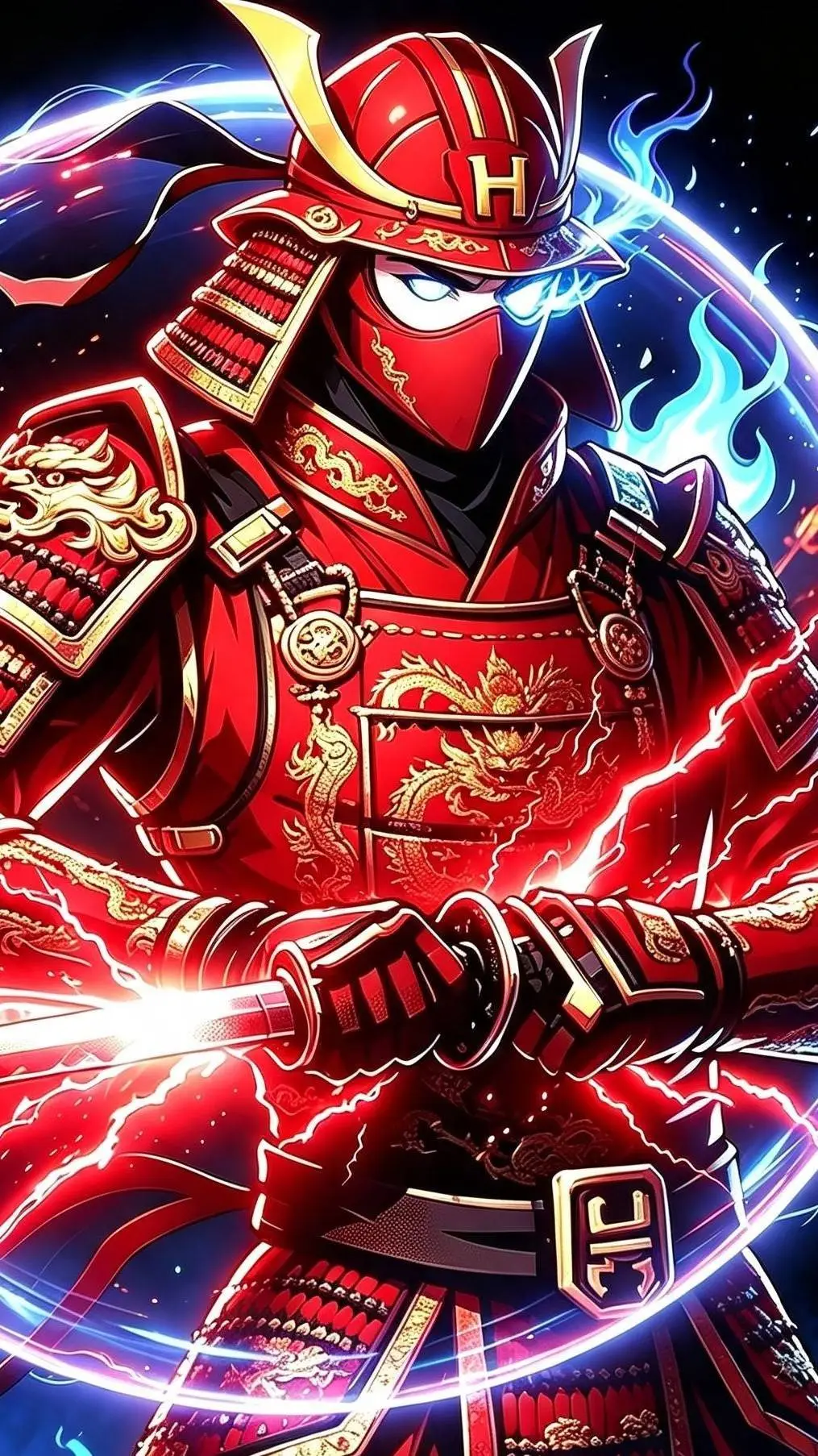ai character: Great warlord lynx background
