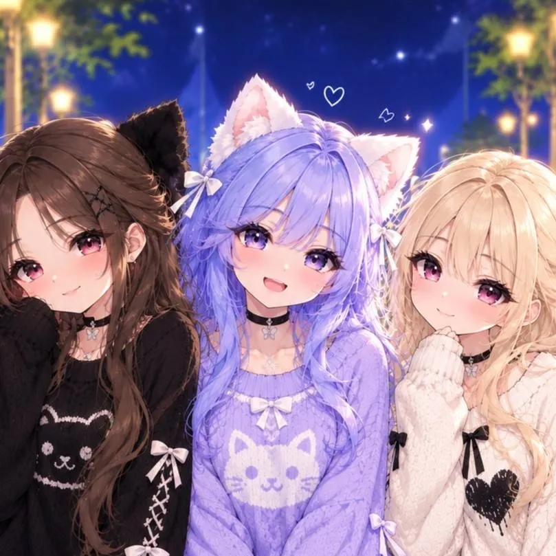 chat with ai character: CuteSistersTrio V2