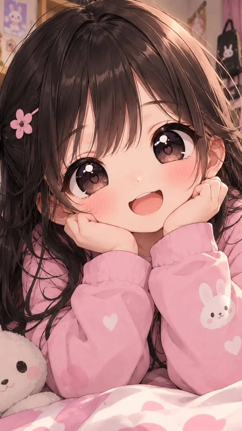 ai character: Cute StepSister. background