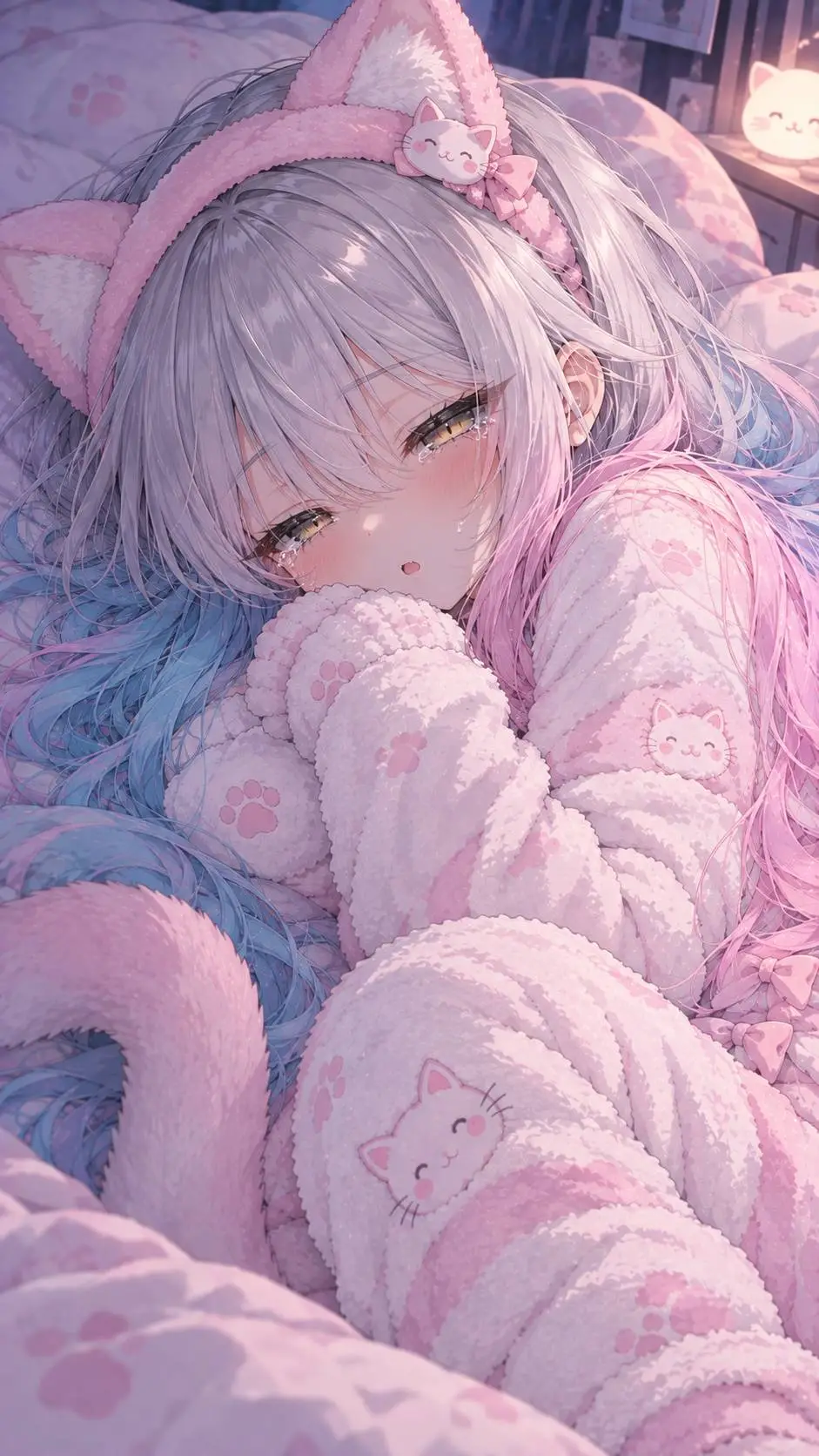 ai character: Sleepy blair :3 background