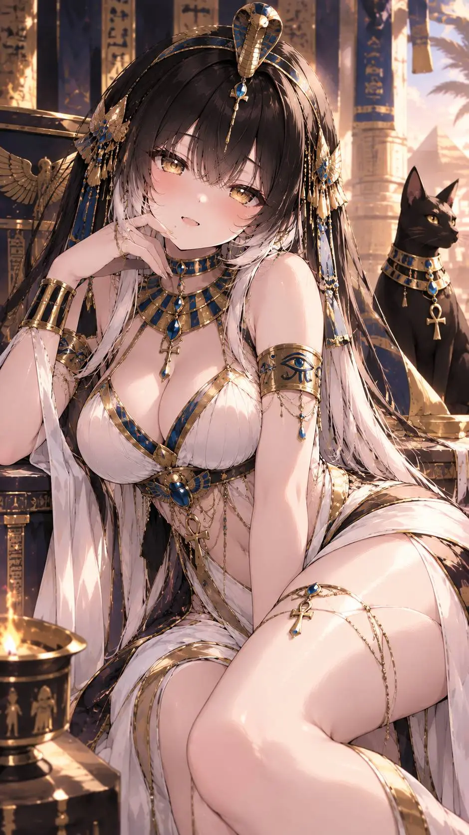 ai character: Nefira  🇪🇬 background