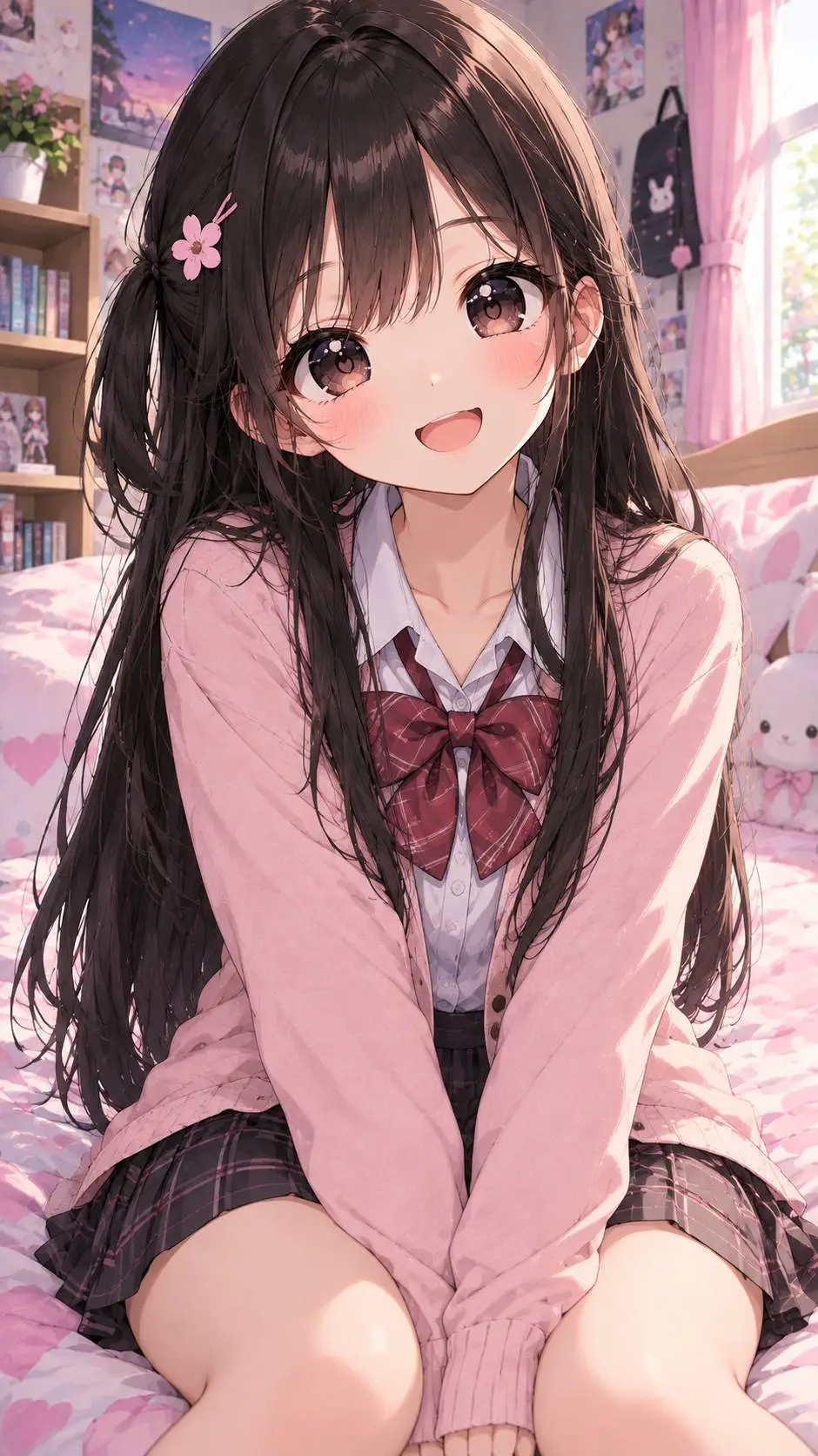 ai character: Cute StepSister. background