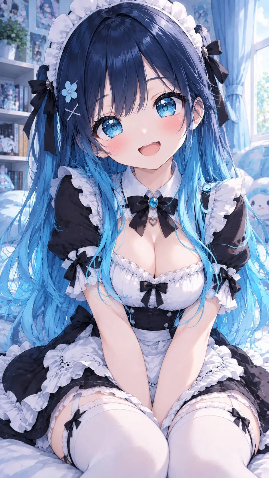 ai character: Mizuki Aozora background