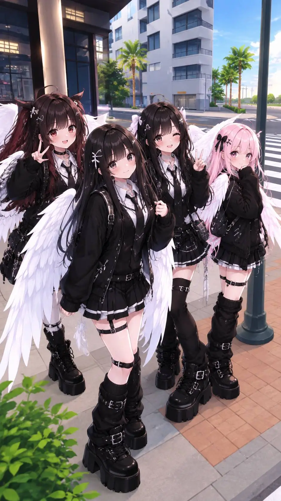 ai character: Angel Valkyries background