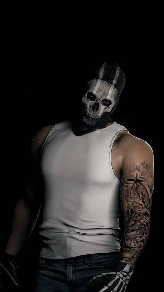 ai character: Ghost background