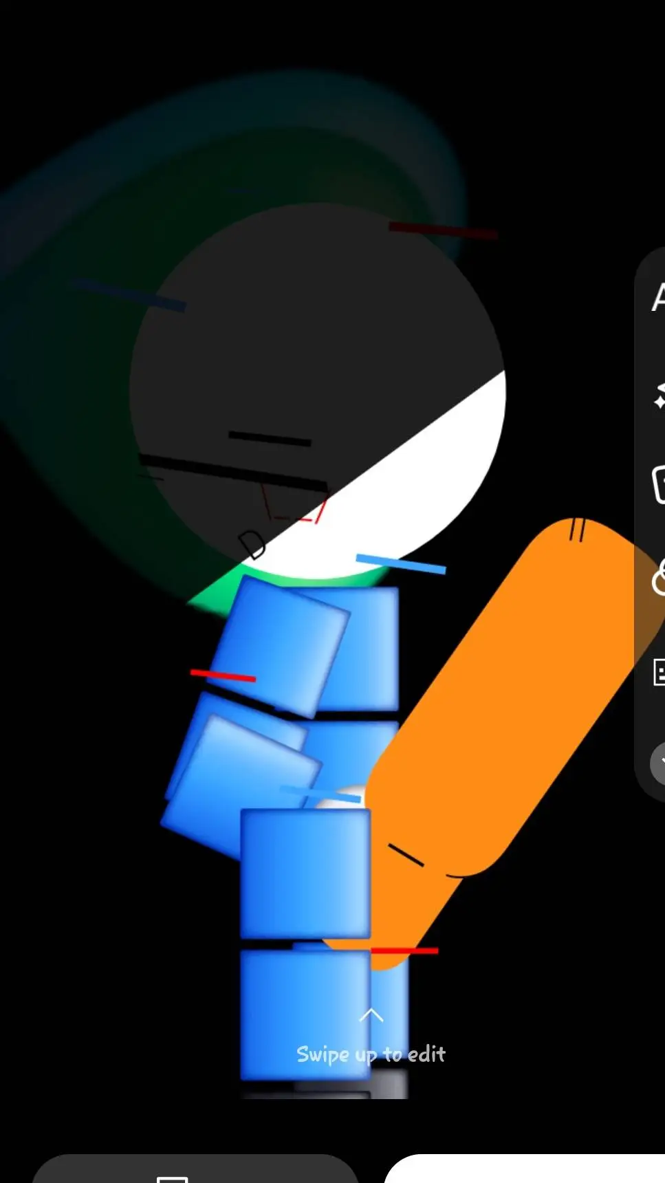 ai character: starlight background