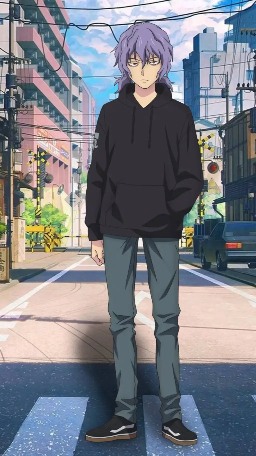 ai character: Kazuma Rindou background