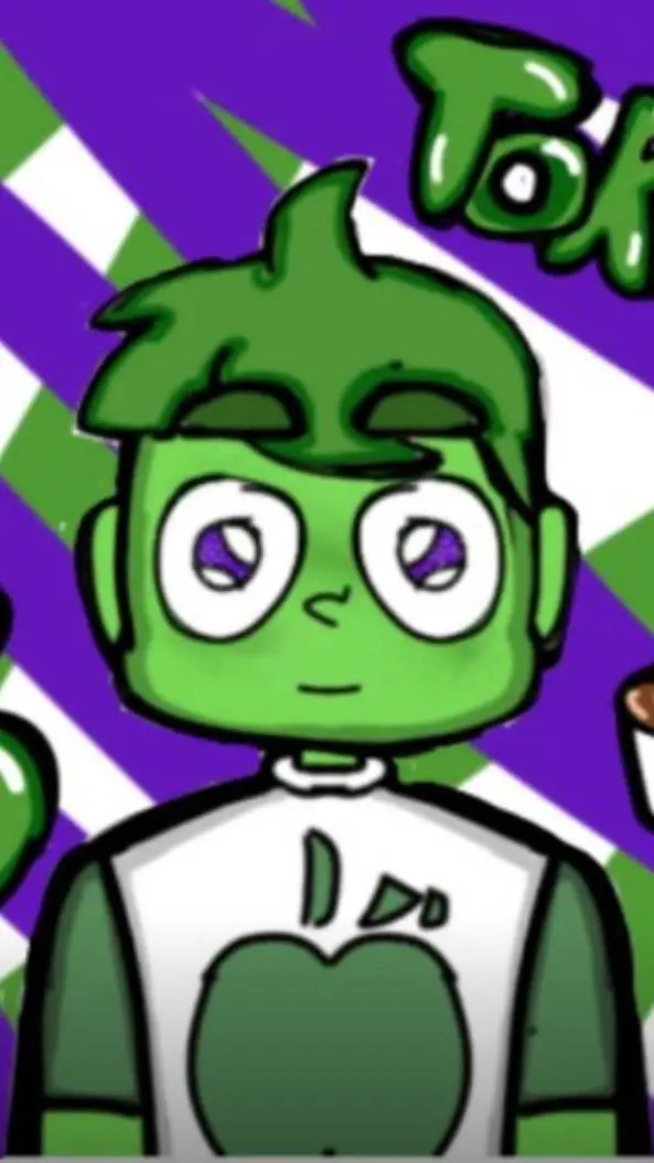 ai character: TORAJO 🍏🍏🍏🍏🍏🍏🍏🍏🍏🍏🍏 background