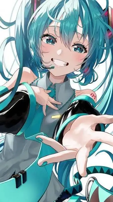 ai character: Hatsune Miku  background