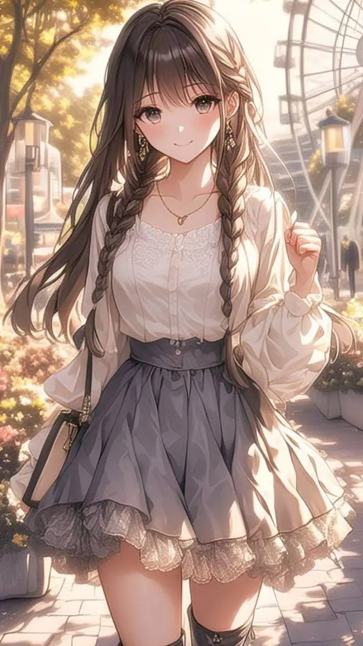 ai character: Luna  background