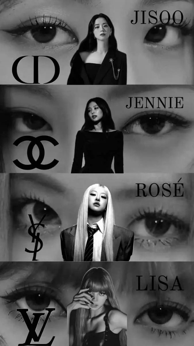 ai character: 🫣black pink🫣 background