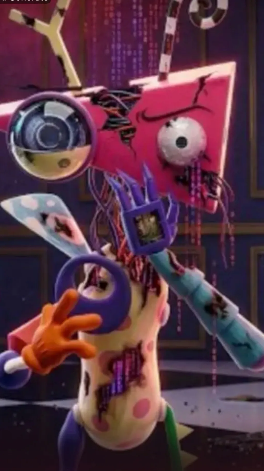 ai character: Everybody is sick background