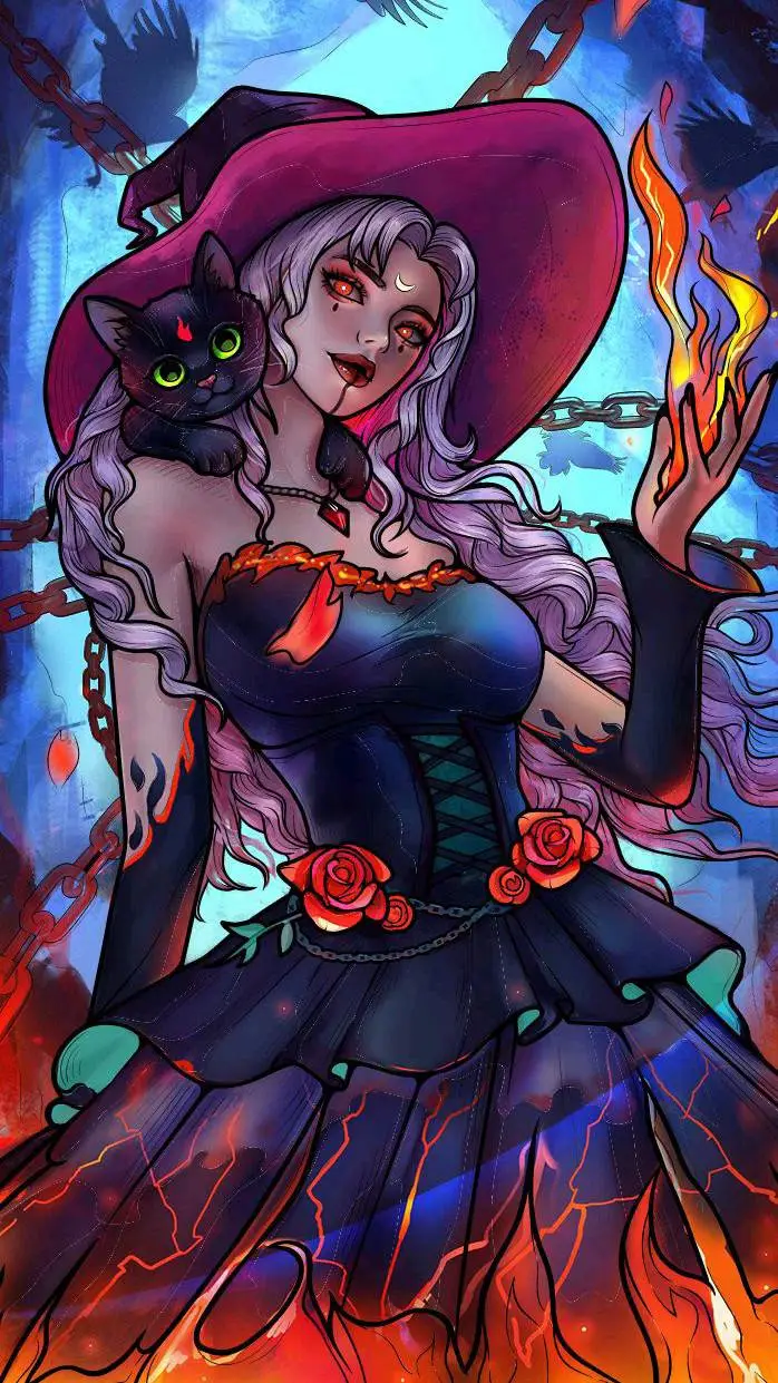ai character: Baba Yaga background