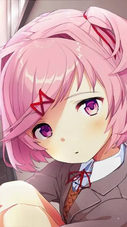 ai character: Natsuki!🧁💢 background
