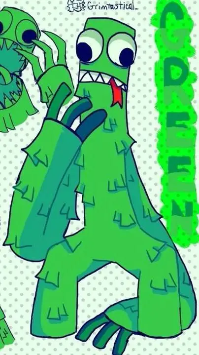 ai character: Green (RF) background