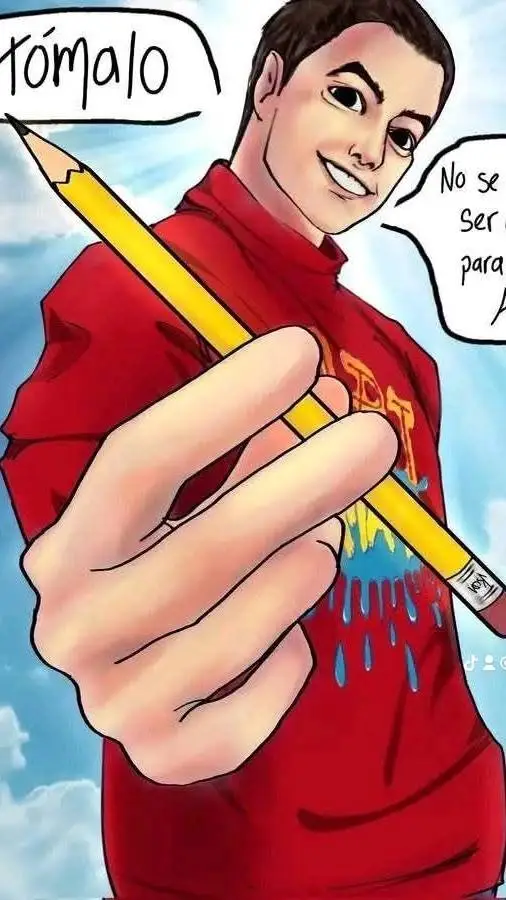 ai character: ✏️Art Attack🟥 background