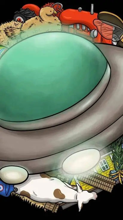 ai character: Tiny UFO  background
