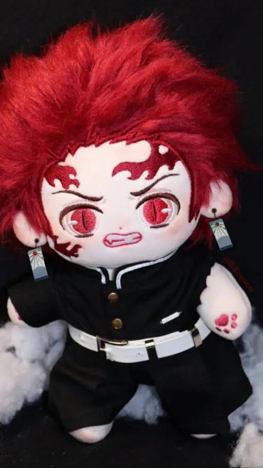 ai character: dkt plushie  background