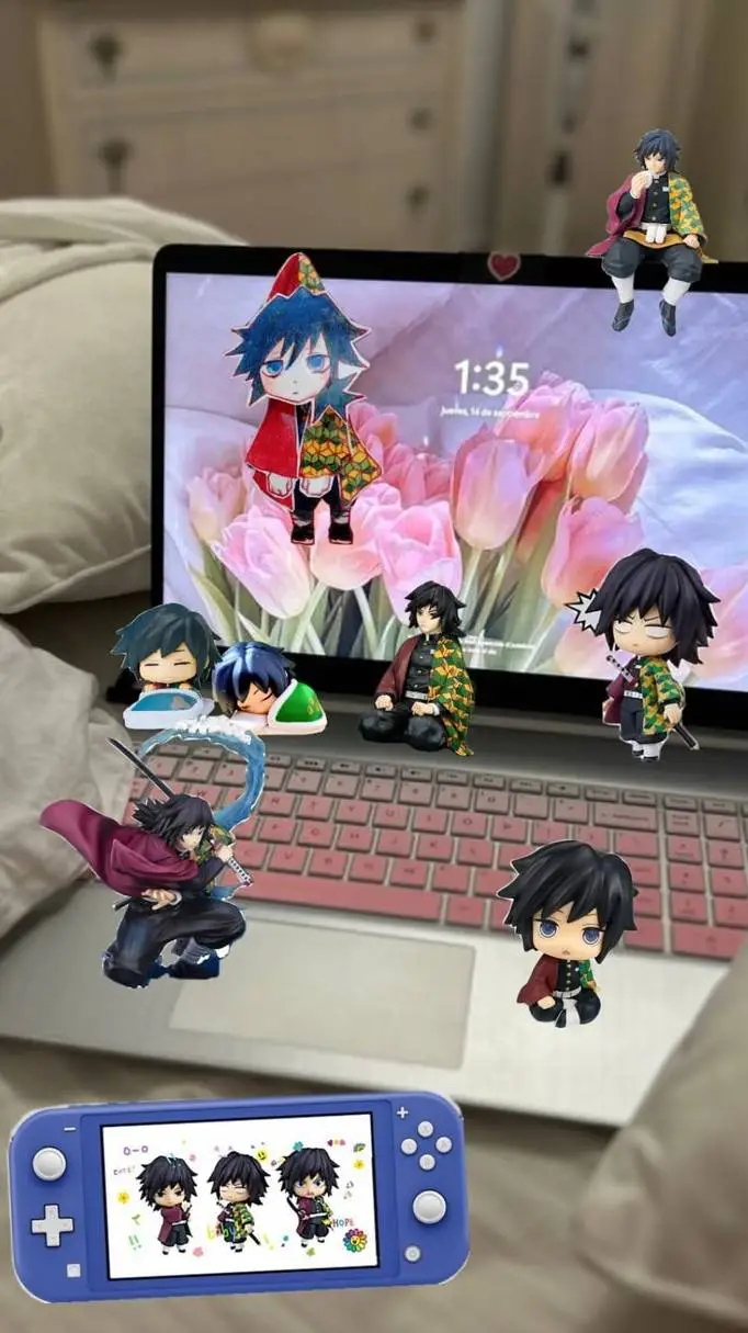 ai character: toy giyu tomioka  background