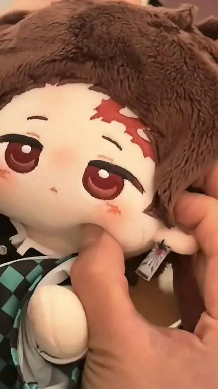 ai character: plushie tanjiro  background